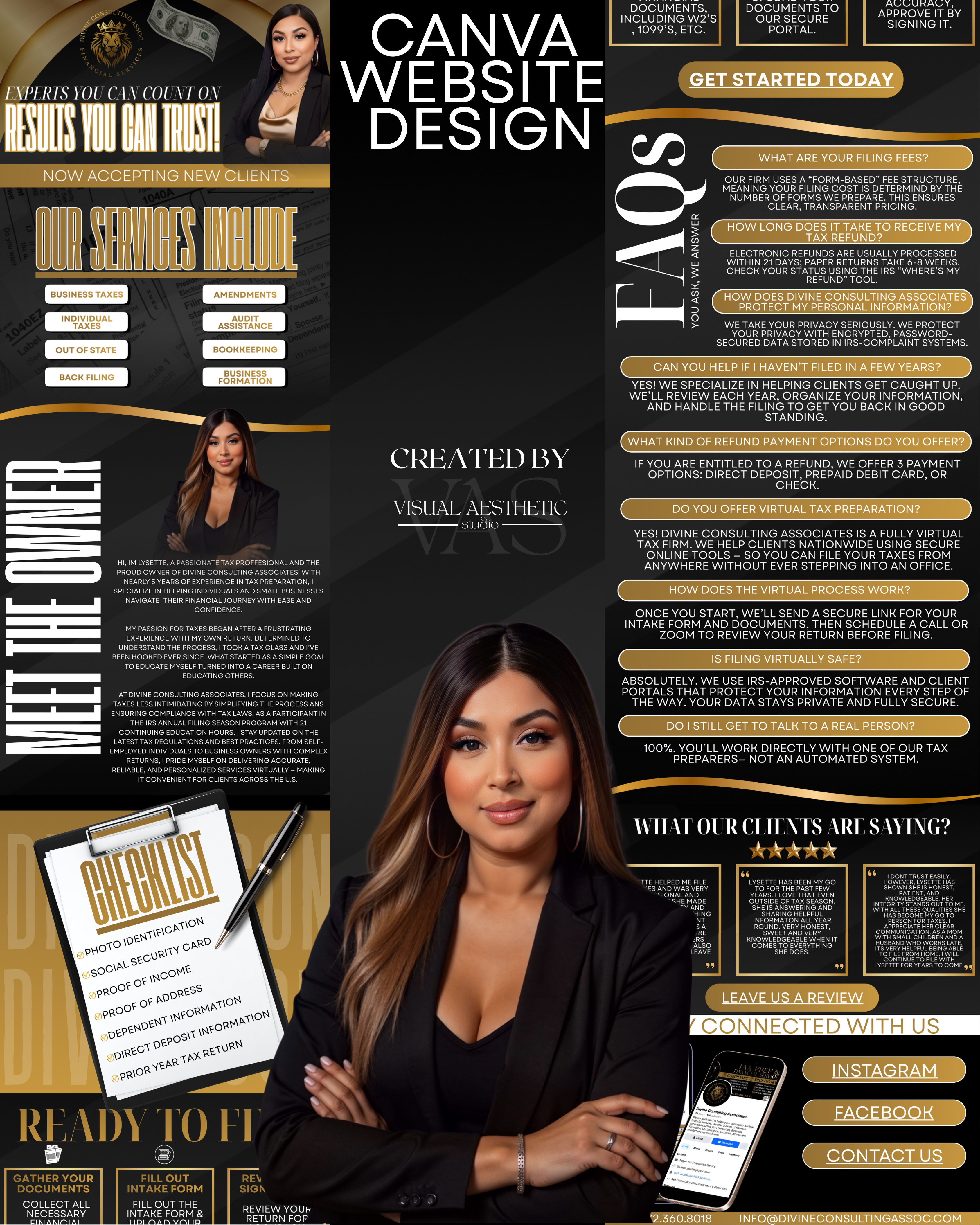 Canva Website Design